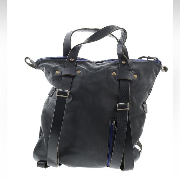 Spencer Devine classic core blacks leather bag - Picture 2 of 11